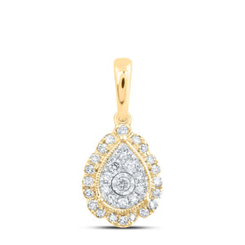 Radiant Love Diamond Pendant - Top View