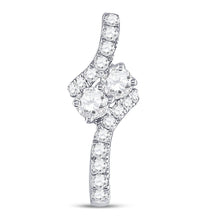 Load image into Gallery viewer, Radiant Love Diamond Pendant - Top View