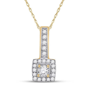 Diamond Fashion Pendant | 1/5CT-DIA MICRO-PAVE PENDANT | Splendid Jewellery GND