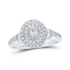Splendid Jewellery 10kt White Gold Oval Diamond Fashion Ring - 1/2 Cttw - Alternate view 1 from Splendid Jewellery