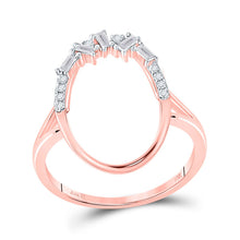 Load image into Gallery viewer, Rose Gold Oval Diamond Fashion Ring - A Mesmerizing Masterpiece of Elegance - Top View