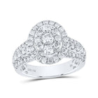 Sparkling Diamond Elegance Ring - Top View