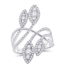 Load image into Gallery viewer, Radiant Brilliance Diamond Fashion Ring - Top View