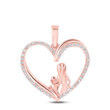Load image into Gallery viewer, Heart of Love Diamond Pendant - Alternate view 1 from Splendid Jewellery