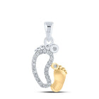 Eternal Love Diamond Pendant: A Symbol of Unbreakable Mother-Child Bond - Alternate view 1 from Splendid Jewellery