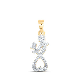 Heart of Love Diamond Pendant product  Top View from Splendid Jewellery