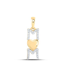 Load image into Gallery viewer, Heart of Love Diamond Pendant product  Top View from Splendid Jewellery
