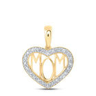 Heart of Affection Diamond Pendant product  Top View from Splendid Jewellery