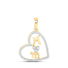 Load image into Gallery viewer, Heartfelt Love Diamond Pendant product  Top View from Splendid Jewellery