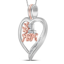 Load image into Gallery viewer, Heartfelt Love Diamond Pendant  Side View from Splendid Jewellery