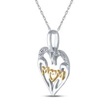 Load image into Gallery viewer, Heartfelt Love Diamond Pendant  Side View from Splendid Jewellery