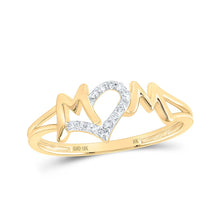 Load image into Gallery viewer, Radiant Love Diamond Ring product  Top View from Splendid Jewellery