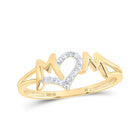 Radiant Love Diamond Ring product  Top View from Splendid Jewellery