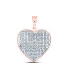 Romantic Rose Gold Diamond Love Pendant - Alternate view 1 from Splendid Jewellery