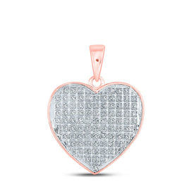 Romantic Rose Gold Diamond Love Pendant - Alternate view 1 from Splendid Jewellery