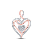 Radiant Love Diamond Pendant - Alternate view 1 from Splendid Jewellery