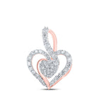 Radiant Love Diamond Heart Pendant - Alternate view 1 from Splendid Jewellery