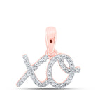 Romantic Rose Gold Diamond Love Pendant - Alternate view 1 from Splendid Jewellery
