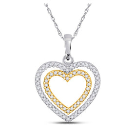 Captivating Love's Embrace Diamond Pendant - Alternate view 1 from Splendid Jewellery