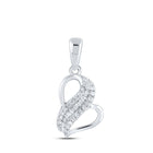 Eternal Love Diamond Heart Pendant - Alternate view 1 from Splendid Jewellery