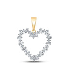 Captivating Love's Embrace Diamond Pendant product  Top View from Splendid Jewellery