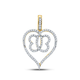 Radiant Love Diamond Butterfly Pendant product  Top View from Splendid Jewellery