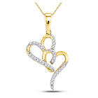 Eternal Love Diamond Heart Pendant product  Top View from Splendid Jewellery