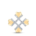 Captivating Love's Embrace Diamond Pendant product  Top View from Splendid Jewellery