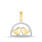 Captivating Love and Diamond Heart Pendant product  Top View from Splendid Jewellery