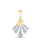 Captivating Love Affair Diamond Pendant product  Top View from Splendid Jewellery