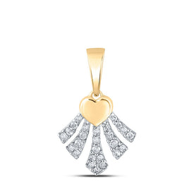 Captivating Love Affair Diamond Pendant product  Top View from Splendid Jewellery