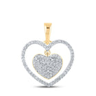 Radiant Love Diamond Pendant product  Top View from Splendid Jewellery