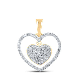 Radiant Love Diamond Pendant product  Top View from Splendid Jewellery