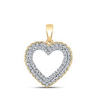 Captivating Love's Embrace Diamond Pendant product  Top View from Splendid Jewellery