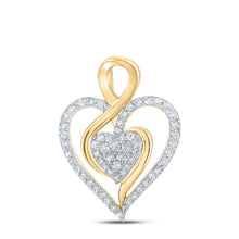 Load image into Gallery viewer, Captivating Love&#39;s Embrace Diamond Pendant product  Top View from Splendid Jewellery