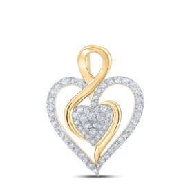 Captivating Love's Embrace Diamond Pendant product  Top View from Splendid Jewellery