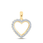 Radiant Love Diamond Pendant product  Top View from Splendid Jewellery