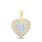 Captivating Heart of Love Diamond Pendant product  Top View from Splendid Jewellery