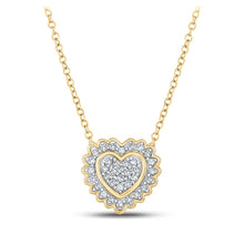 Load image into Gallery viewer, Captivating Love&#39;s Embrace Diamond Pendant product  Top View from Splendid Jewellery