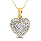 Captivating Love's Embrace Diamond Pendant product  Top View from Splendid Jewellery