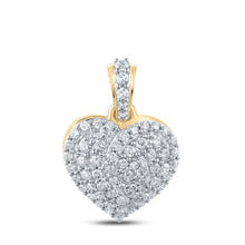 Load image into Gallery viewer, Eternal Love Diamond Heart Pendant product  Top View from Splendid Jewellery