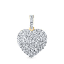 Load image into Gallery viewer, Captivating Love and Brilliance Diamond Pendant product  Top View from Splendid Jewellery