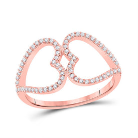 Enchanting Love Story Diamond Heart Ring - Alternate view 1 from Splendid Jewellery