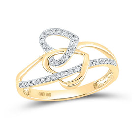 Radiant Love Diamond Heart Ring product  Top View from Splendid Jewellery