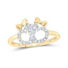 Load image into Gallery viewer, Radiant Love Diamond Heart Ring product  Top View from Splendid Jewellery