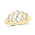Eternal Love Diamond Infinity Ring product  Top View from Splendid Jewellery