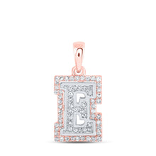 Load image into Gallery viewer, Elegant Harmony Diamond Initial Pendant - Alternate view 1 from Splendid Jewellery