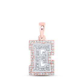 Elegant Harmony Diamond Initial Pendant - Alternate view 1 from Splendid Jewellery