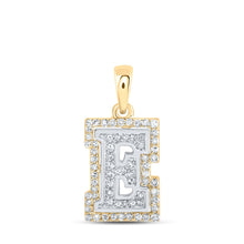 Load image into Gallery viewer, Elegant Gold &amp; Diamond Initial Pendant - Personalized Luxury Jewelry - Alternate view 1 from Splendid Jewellery