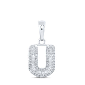 Radiant Love Diamond Initial Pendant - Alternate view 1 from Splendid Jewellery